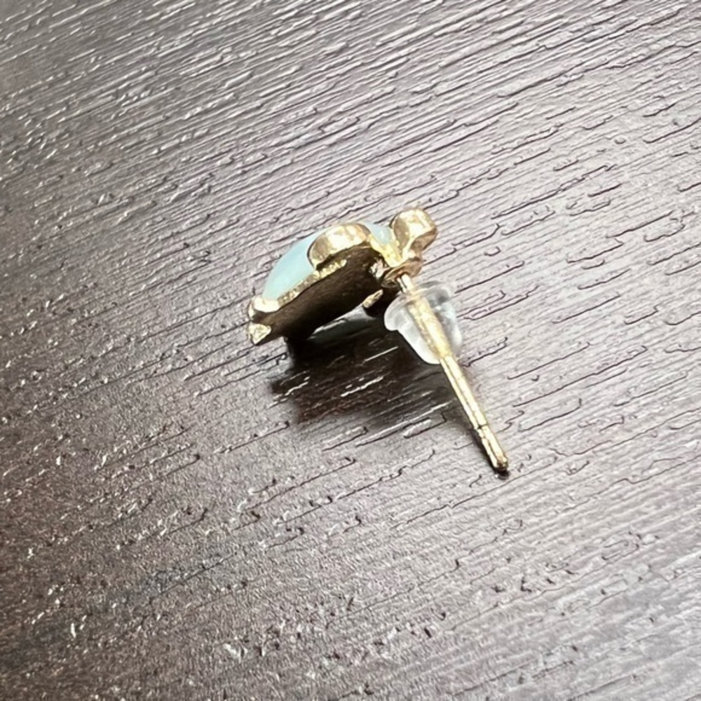 Turtle Stud Earrings Golden - Picture 5 of 7